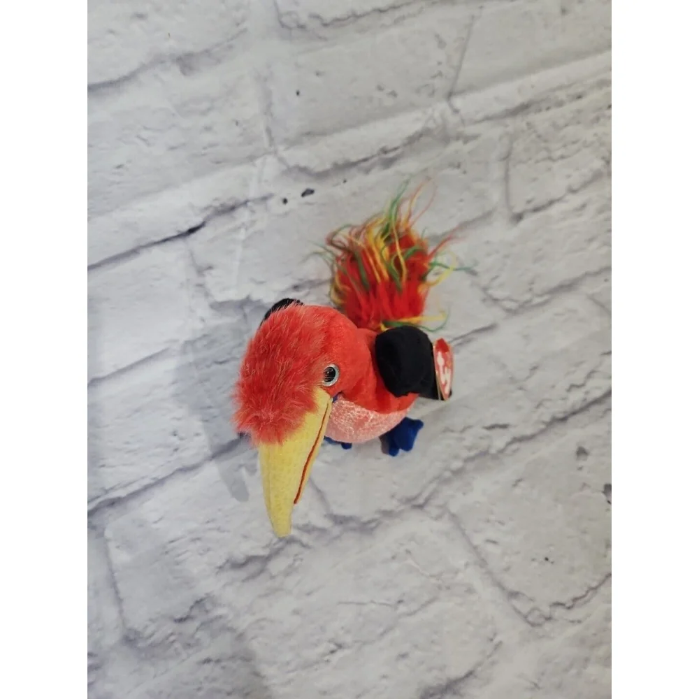 Ty Beanie Baby Frills the Hornbill Bird Retired
